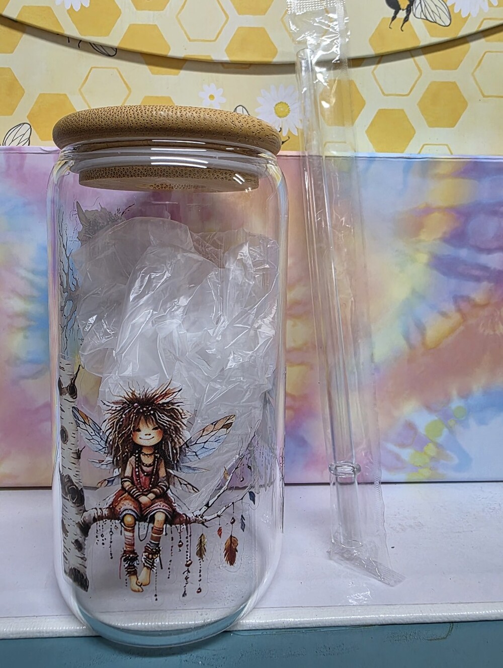 Forest Fairy Glass Tumbler
